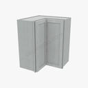 AN-WSQ2430 Easy Reach Wall Corner Cabinet | Forevermark Nova Light Grey Shaker
