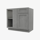 TG-BBLC39/42-36""W Base Blind Corner Cabinet | Forevermark Midtown Grey