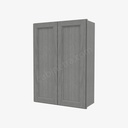 TG-W3042B Double Door Wall Cabinet | Forevermark Midtown Grey