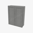 TG-W3342B Double Door Wall Cabinet | Forevermark Midtown Grey