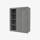 TG-WBLC30/33-3036 Wall Blind Corner Cabinet | Forevermark Midtown Grey