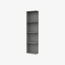 TG-WES542 Wall End Shelf with Open Shelves | Forevermark Midtown Grey