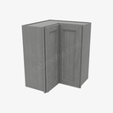 TG-WSQ2430 Easy Reach Wall Corner Cabinet | Forevermark Midtown Grey