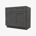 TS-B36B Double Door Base Cabinet | Forevermark Townsquare Grey