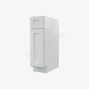 TW-B09 Single Door Base Cabinet | Forevermark Uptown White