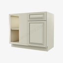 SL-BBLC42/45-39""W Base Blind Corner Cabinet | Forevermark Signature Pearl