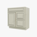 SL-S3021DR-34-1/2"" Combo Vanity with Right Drawer | Forevermark Signature Pearl