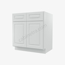 GW-B30B Double Door Base Cabinet | Forevermark Gramercy White