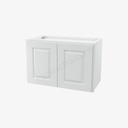 GW-W2415B Double Door Wall Cabinet | Forevermark Gramercy White