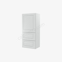 GW-W2D1848 Wall Cabinet With 2 Built-In Drawers | Forevermark Gramercy White