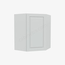 GW-WDC2430 Wall Diagonal Corner Cabinet | Forevermark Gramercy White