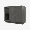 AG-BBLC42/45-39""W Base Blind Corner Cabinet | Forevermark Greystone Shaker