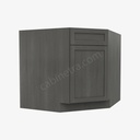 AG-BDCF36 Base Diagonal Corner Sink Cabinet | Forevermark Greystone Shaker