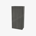 AG-W2142 Single Door Wall Cabinet | Forevermark Greystone Shaker