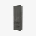 AG-W2D1860 Wall Cabinet With 2 Built-In Drawers | Forevermark Greystone Shaker