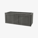 AG-W3012B Double Door Wall Cabinet | Forevermark Greystone Shaker