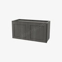 AG-W3015B Double Door Wall Cabinet | Forevermark Greystone Shaker