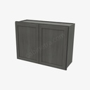 AG-W3324B Double Door Wall Cabinet | Forevermark Greystone Shaker