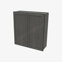 AG-W3336B Double Door Wall Cabinet | Forevermark Greystone Shaker