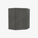 AG-WDC2430 Wall Diagonal Corner Cabinet | Forevermark Greystone Shaker