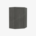 AG-WDC2436 Wall Diagonal Corner Cabinet | Forevermark Greystone Shaker