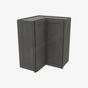 AG-WSQ2430 Easy Reach Wall Corner Cabinet | Forevermark Greystone Shaker