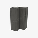 AG-WSQ2442 Easy Reach Wall Corner Cabinet | Forevermark Greystone Shaker