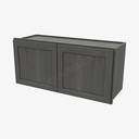 AG-W3315B Double Door Wall Cabinet | Forevermark Greystone Shaker