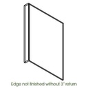 TQ-DWR33412 Dishwasher End Panel with 3"" Return | Forevermark Townplace Crema