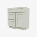 TQ-S3021DL-34-1/2"" Combo Vanity with Left Drawer | Forevermark Townplace Crema