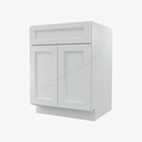 TW-B24B Double Door Base Cabinet | Forevermark Uptown White Shaker
