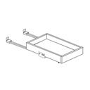 VW-27RT-DR Roll Out Tray with Dove Tail Drawer Box | Forevermark Visa White