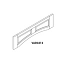 VW-VAD3612 Arch Panel Valance | Forevermark Visa White