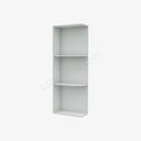 TW-WES530 Wall End Shelf with Open Shelves | Forevermark Uptown White