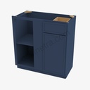 PD-BBLC39/42-36""W Base Blind Corner Cabinet | Forevermark Petit Blue