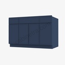 PD-S4821B12D-34-1/2"" Sink Base Combo Vanity with Drawers | Forevermark Petit Blue