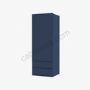 PD-W2D1860 Wall Cabinet With 2 Built-In Drawers | Forevermark Petit Blue