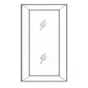 PS-WDC2442GD Wall Glas Door with No Mullion and with Clear Glass | Forevermark Petit Sand