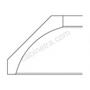 PR-CM96K-4 Crown Molding with Large Cove Detail | Forevermark Petit Brown