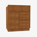 PR-S3021DR-34-1/2"" Combo Vanity with Right Drawer | Forevermark Petit Brown