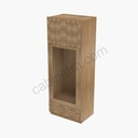 AR-OM3396B Tall Double Oven / Oven Microwave Cabinet | Forevermark Woodland Brown