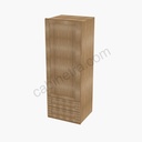 AR-W2D1860 Wall Cabinet With 2 Built-In Drawers | Forevermark Woodland Brown