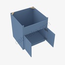 AX-FSB33B Farm Sink Base Cabinet | Forevermark Xterra Blue Shaker