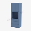 AX-OC3390B Tall Oven Cabinet | Forevermark Xterra Blue Shaker