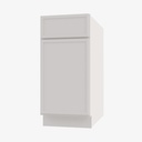 PW-B15 Single Door Base Cabinet | Forevermark Petit White