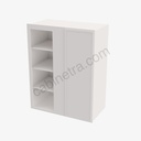 PW-WBLC30/33-3042 Wall Blind Corner Cabinet | Forevermark Petit White