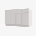 PW-S4821B12D-34-1/2 Sink Base Combo Vanity Replacement Door and Drawer Set | Forevermark Petit White""