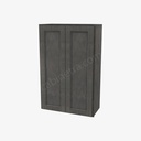 TS-W2742B Double Door Wall Cabinet | Forevermark Townsquare Grey