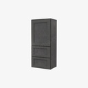 TS-W2D1848 Wall Cabinet With 2 Built-In Drawers | Forevermark Townsquare Grey