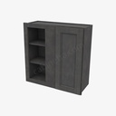 TS-WBLC30/33-3042 Wall Blind Corner Cabinet | Forevermark Townsquare Grey
